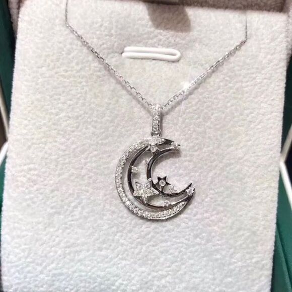 The Celestial Pendant Necklace in 925 silver - Picture 2 of 3